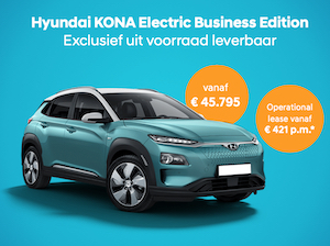 Hyundai Kona EV Business Edition actie